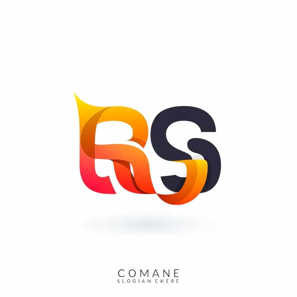 a logo design,with the text "RS", main symbol:RS,Moderate,be used in Technology industry,clear background