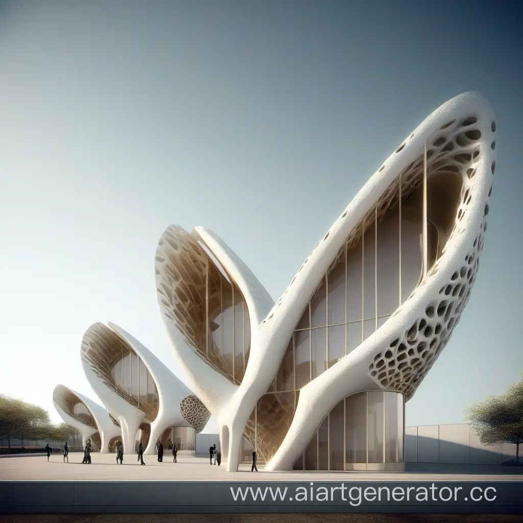 Futuristic-BionicsInspired-Museum-Exterior-with-Wind-Instruments