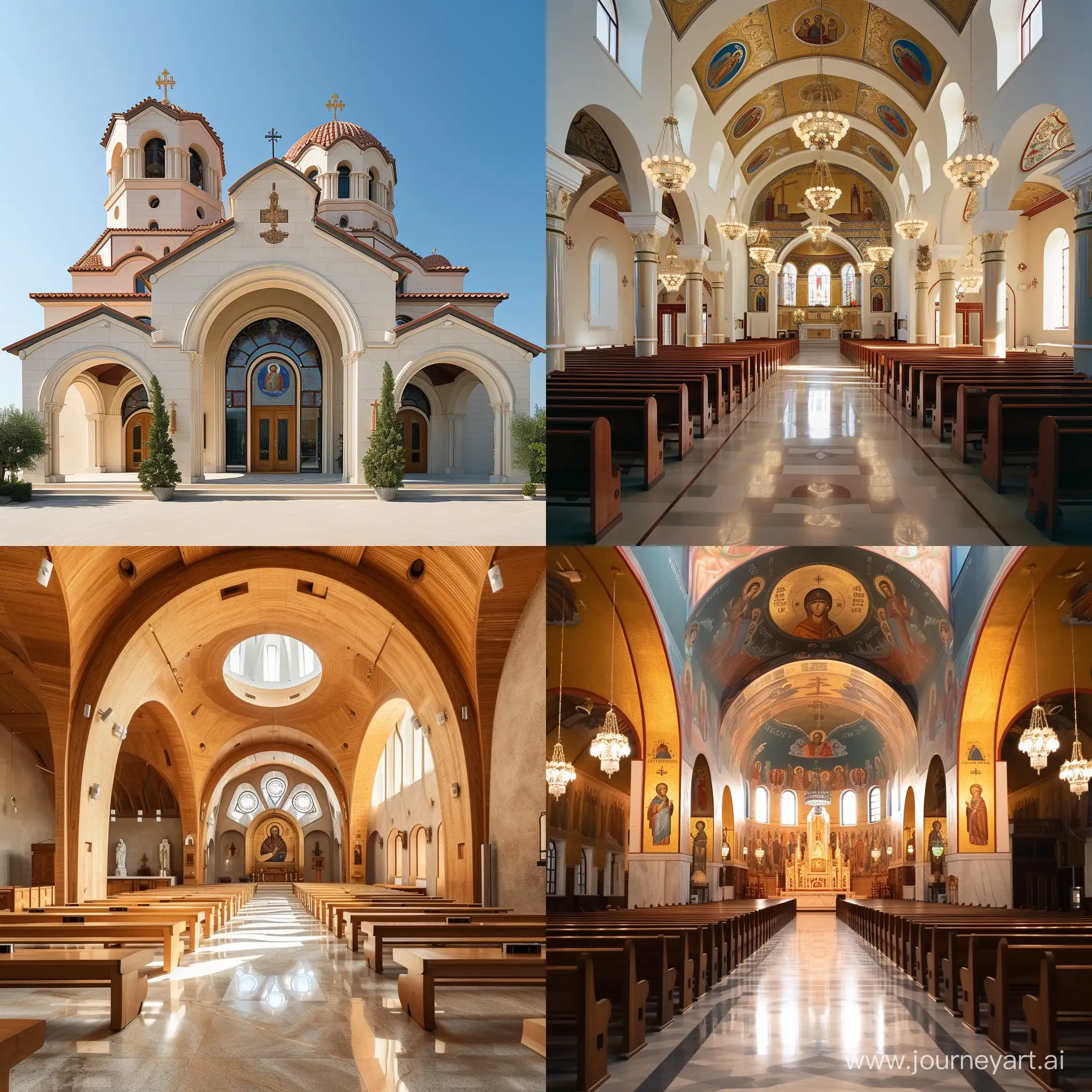 Современные православные храмы 
