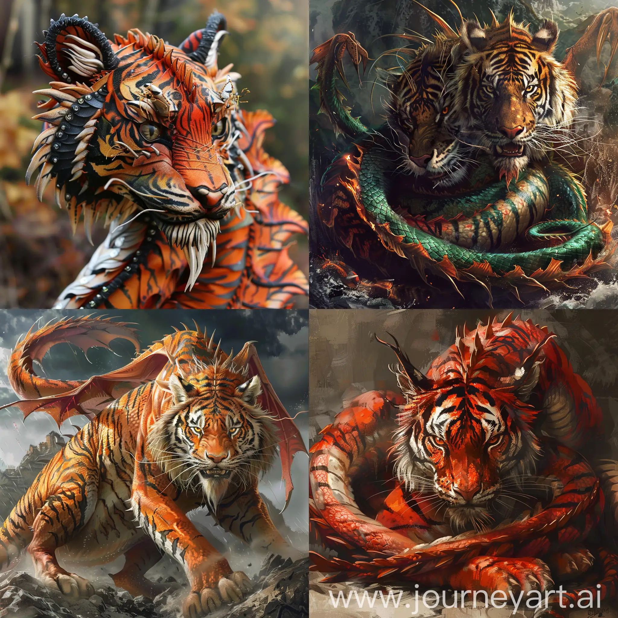 Majestic-Dragon-Tiger-Hybrid-in-Vibrant-Colors