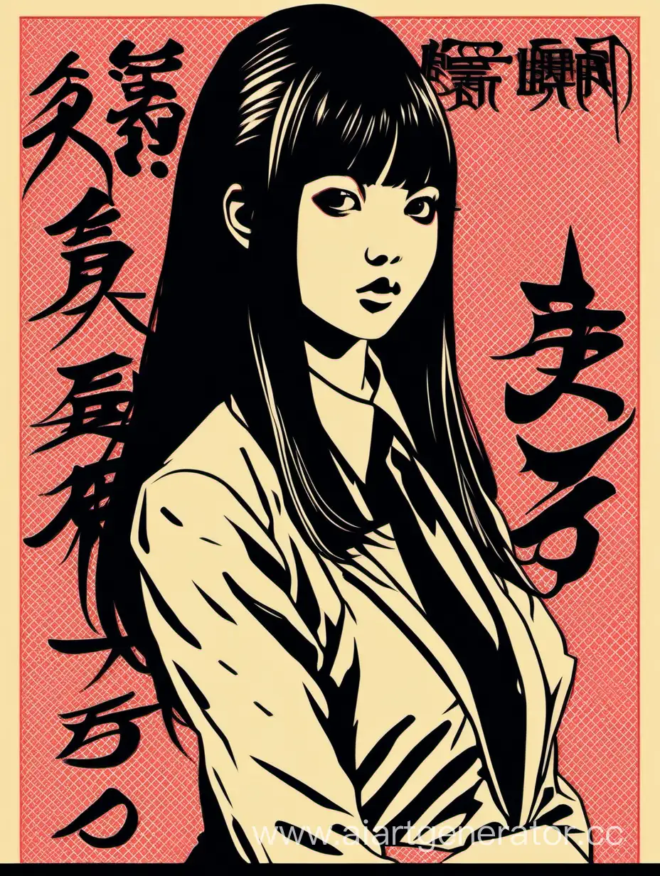 Gogo-Yubari-Vector-Poster-Deadly-Schoolgirl-Assassin-in-Striking-Art
