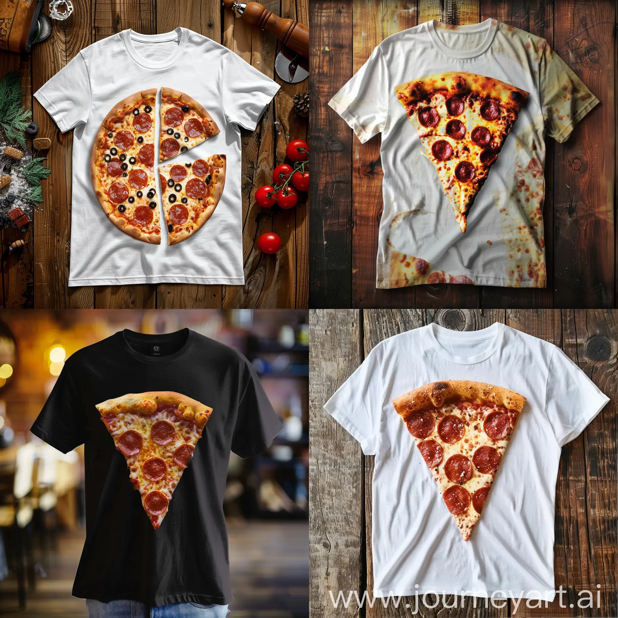 Cheese-Lovers-Delight-Stylish-Pizza-TShirt-in-Vibrant-Colors