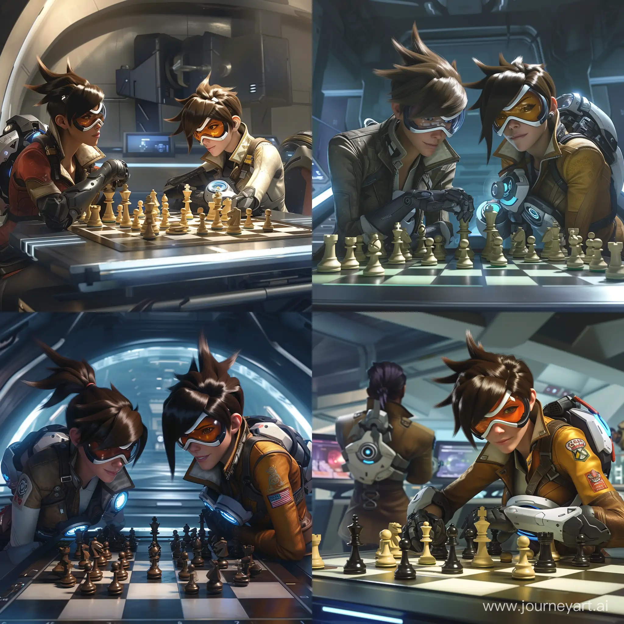 Overwatch-Chess-Showdown-Tracer-vs-Widowmaker