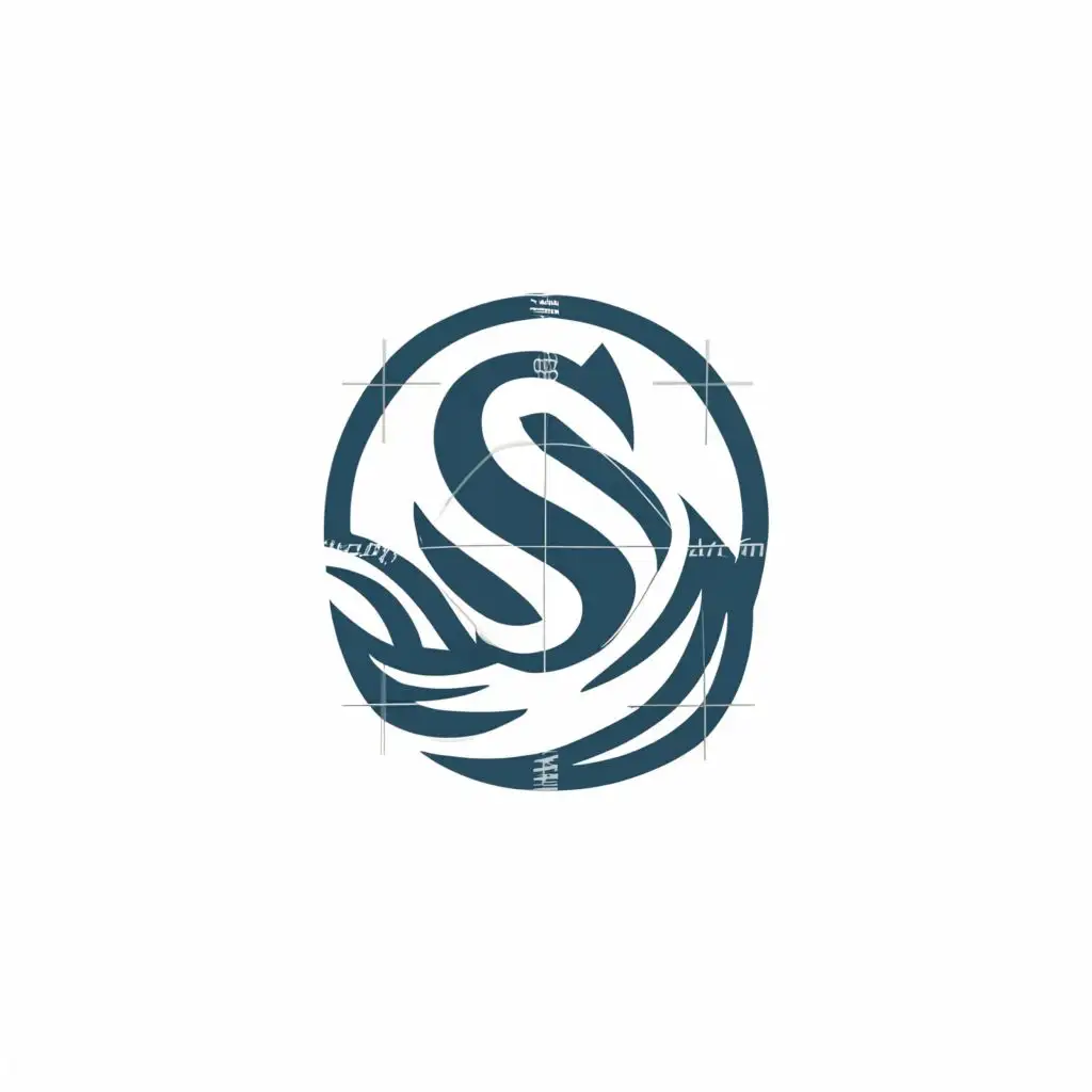 a logo design,with the text "SS", main symbol:mountain. S like waves,Moderate,clear background