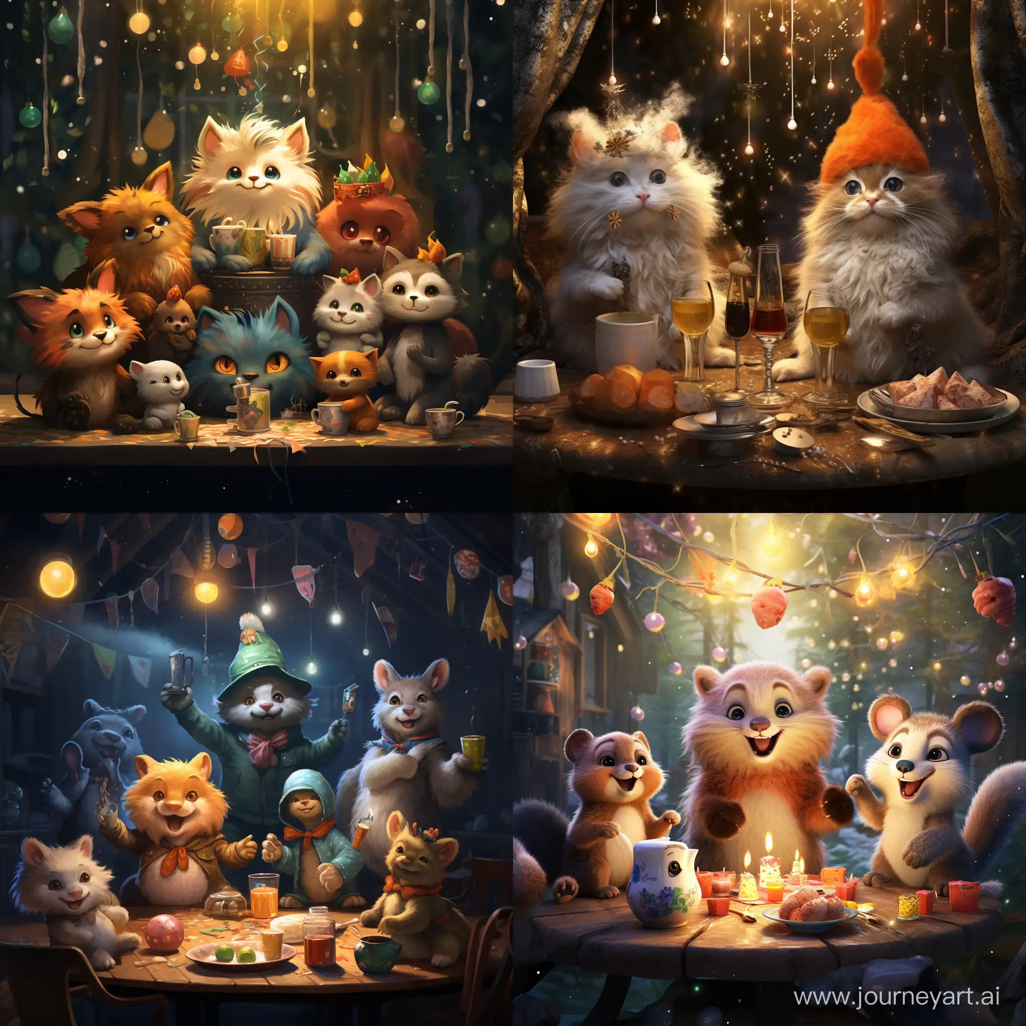 Festive-New-Year-Celebration-of-Small-Furry-Creatures-in-Alternate-Universe