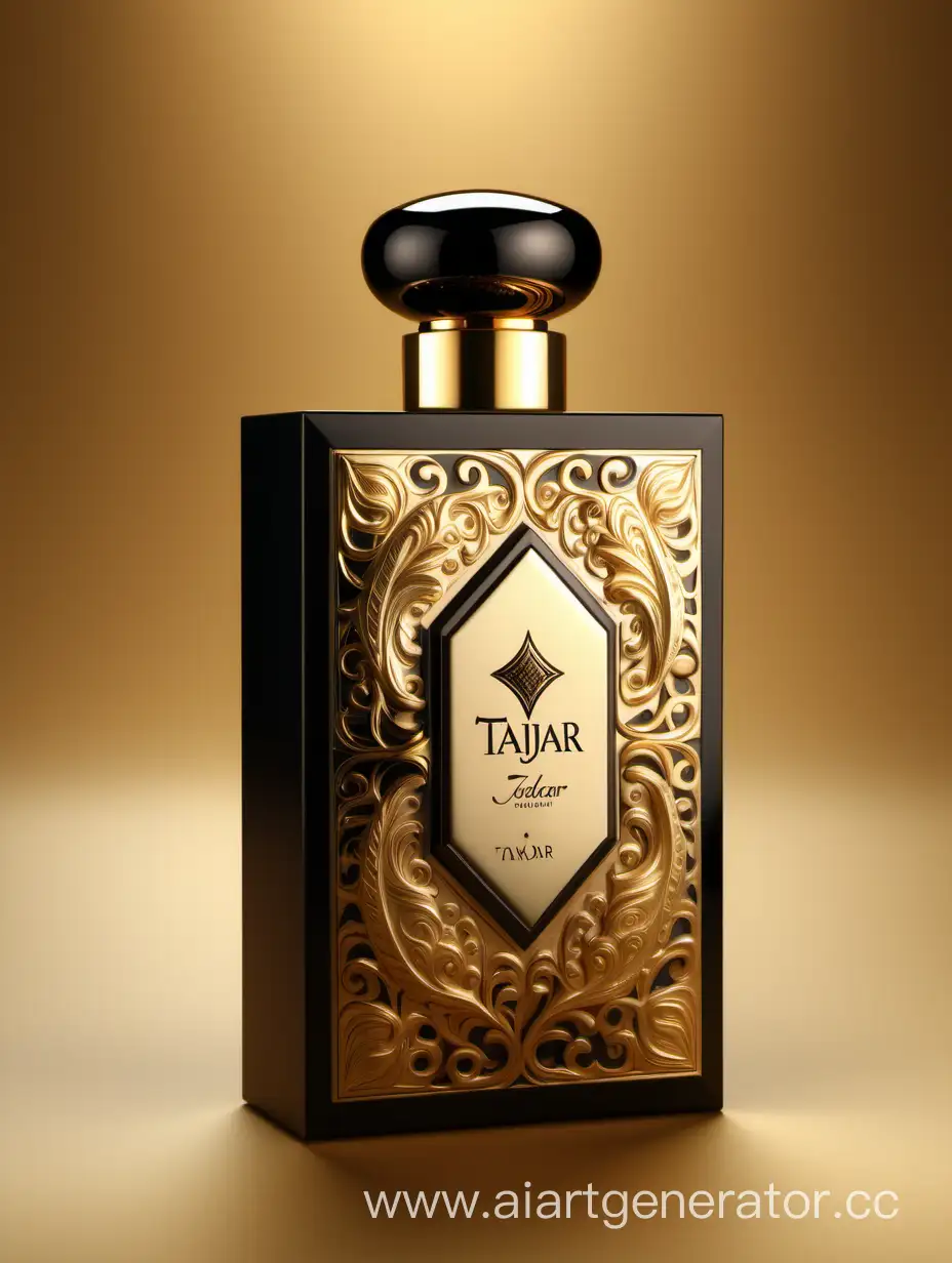 Luxurious-Perfume-TAJDAR-Box-Design-Elegant-and-Trending-Packaging-on-ArtStation