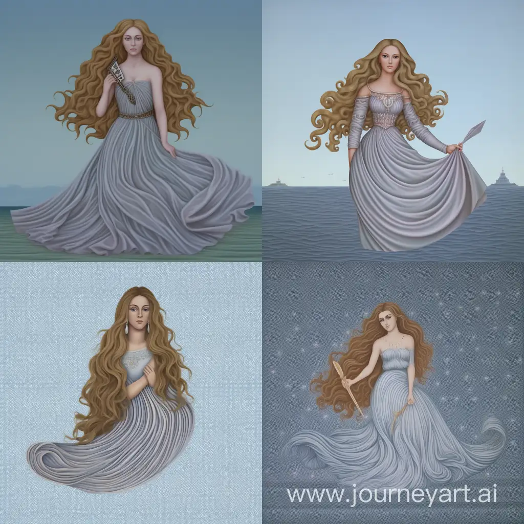 Ethereal-Blonde-Goddess-in-a-Sea-Shell-Botticellis-The-Birth-of-Venus