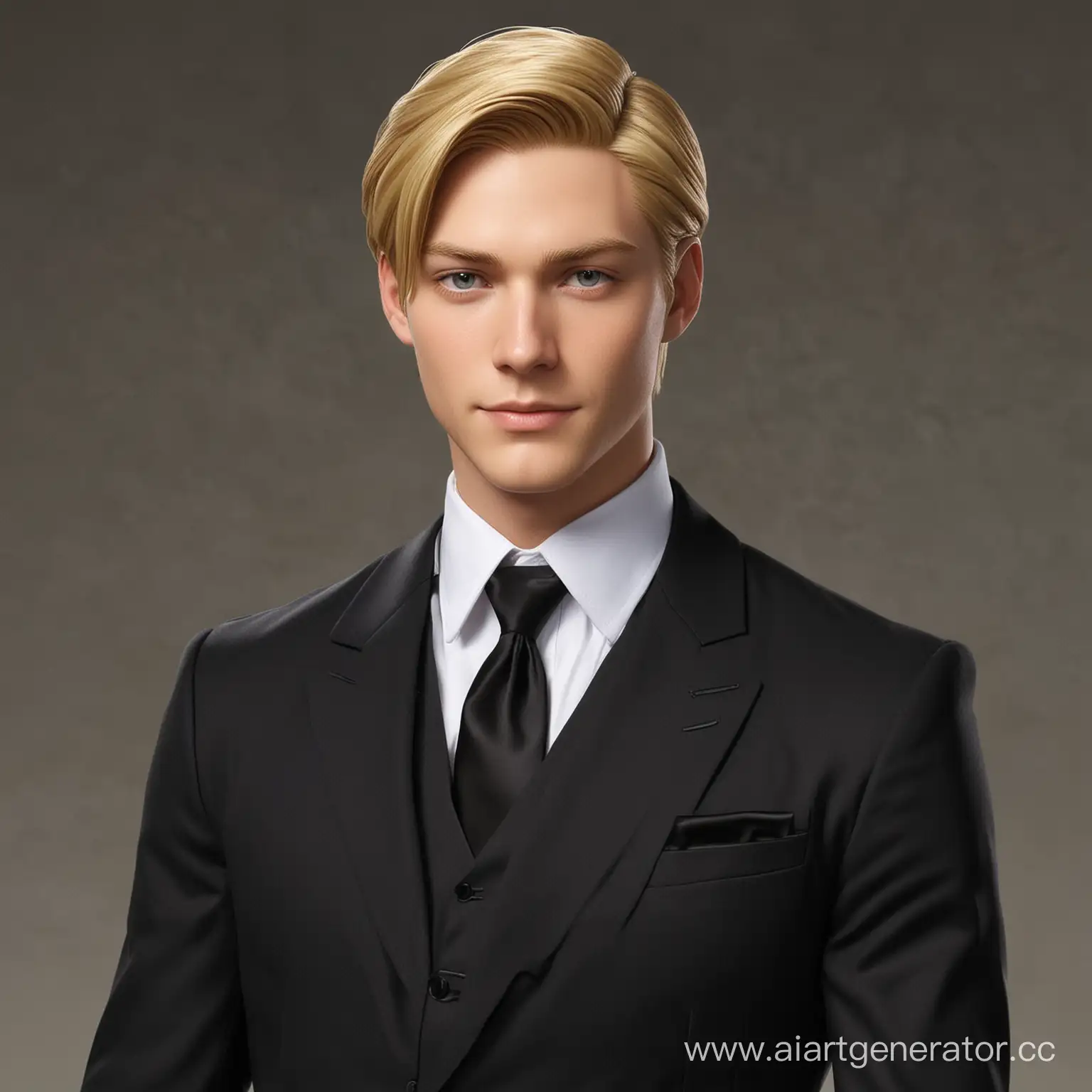 erwin smith an age old with black groom clothes