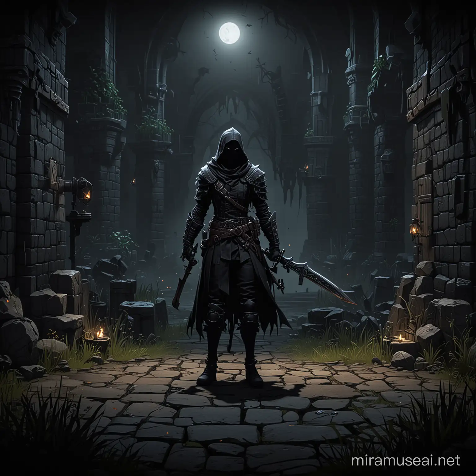 Dark Fantasy Roguelike Adventure Gothic Slasher in 2D Game Design
