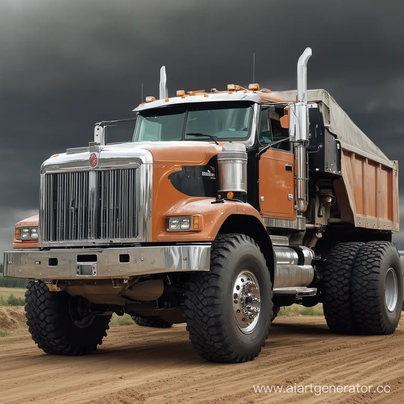 Heavyduty-Trucks-on-Industrial-Construction-Site