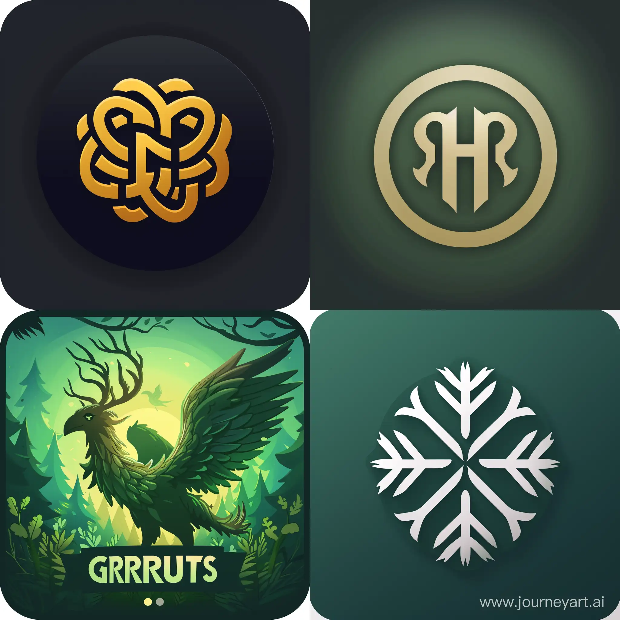 Can you make a logo for an app called GrønnRute