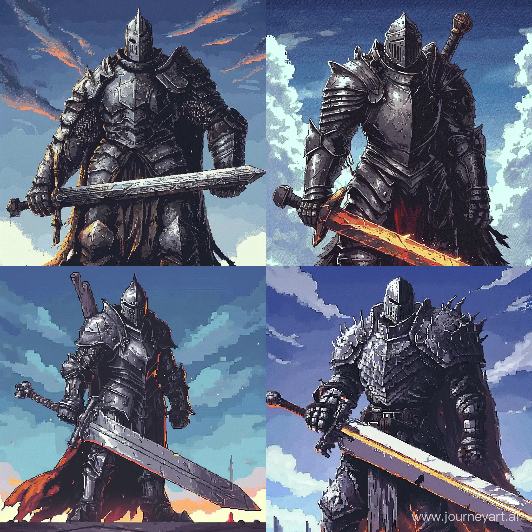 Grim-Knight-with-Huge-Sword-in-Pixel-Art
