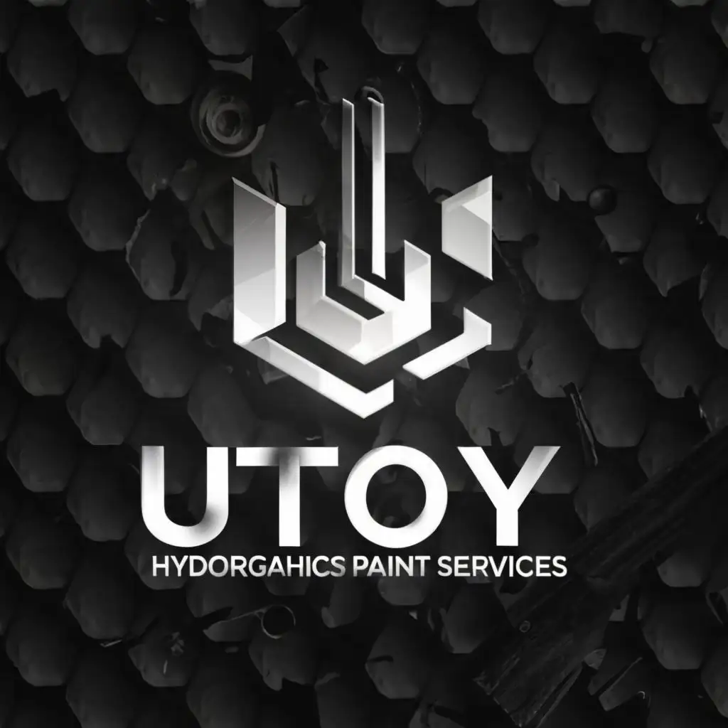 a logo design,with the text "UTOY HYDROGRAPHICS AND PAINT SERVICES", main symbol:Forge carbon
 Hydro dipping

,complex,clear background