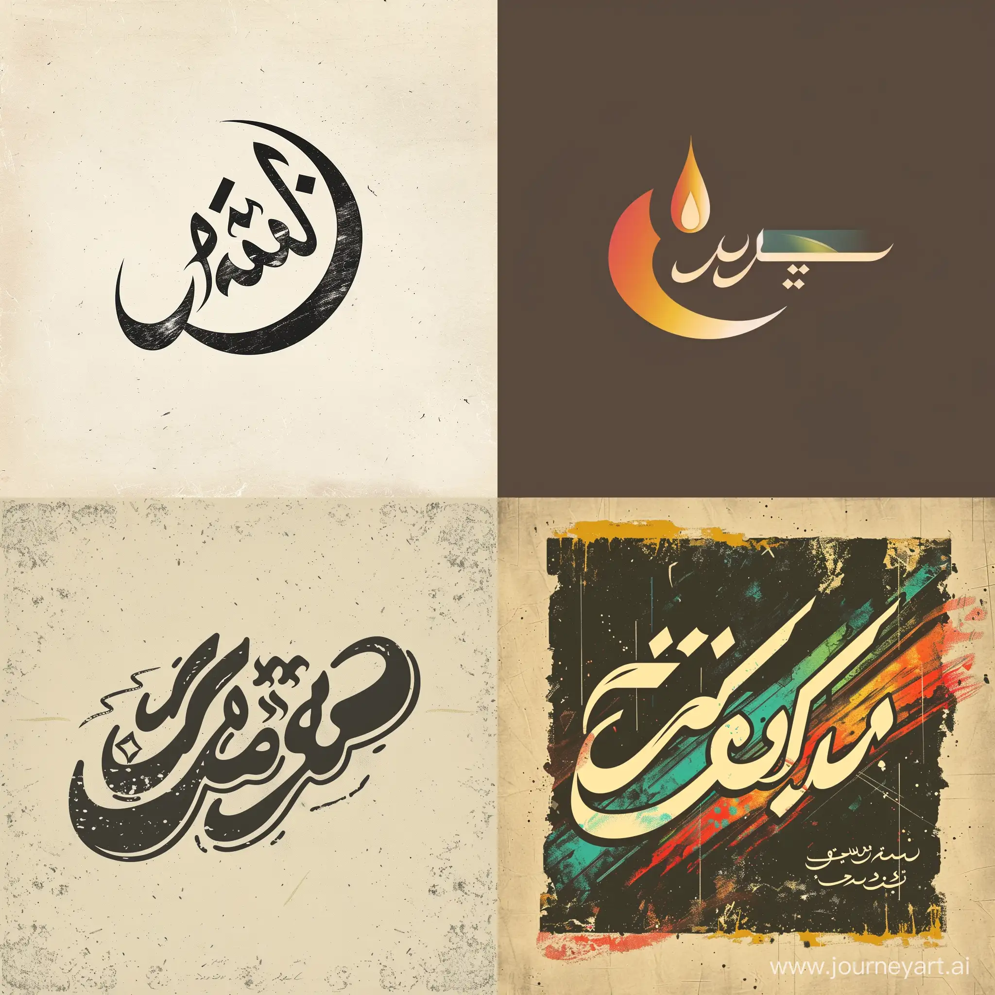 Elegant-Persian-Typography-Logo