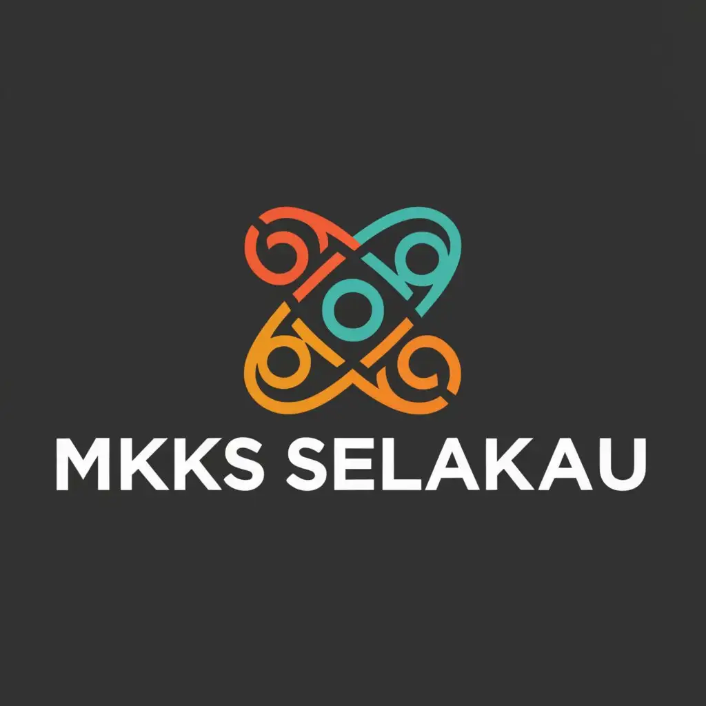 a logo design,with the text "MKKS SELAKAU", main symbol:people,Moderate,clear background