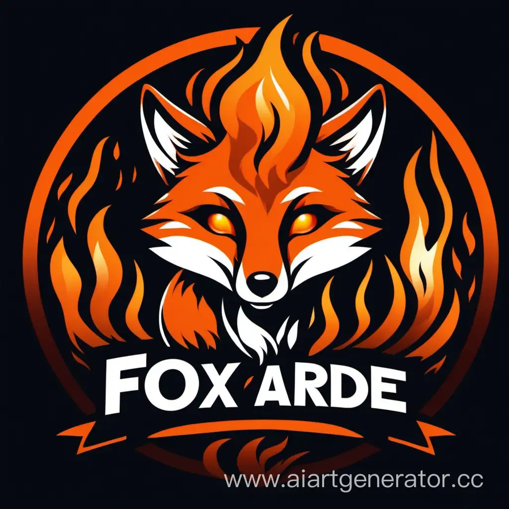 Mystical-Fox-Emblem-with-Fiery-Background