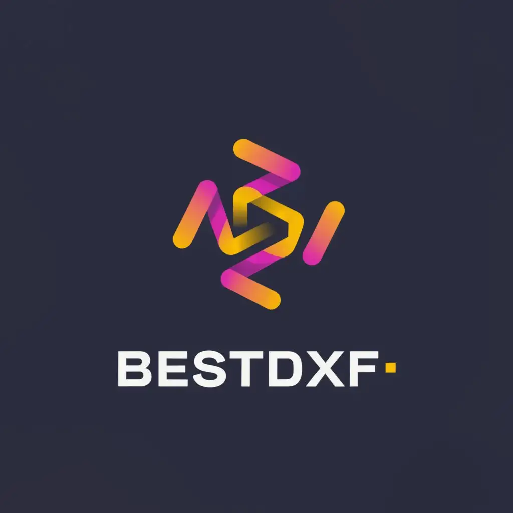 a logo design,with the text "BestDXF", main symbol:Ecommerce website logos,Moderate,be used in Internet industry,clear background