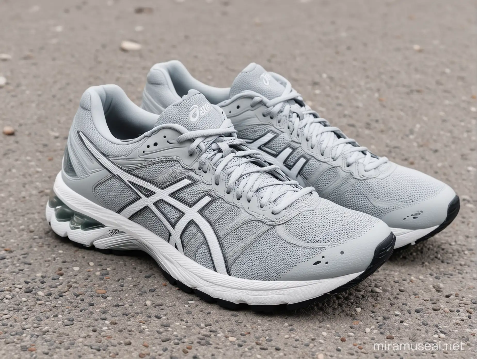 Asics GT1000 12 Running Shoes on Light Grey Background