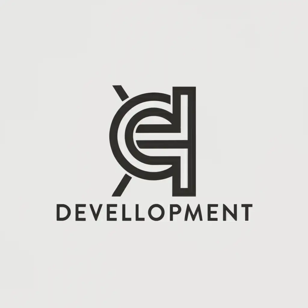 a logo design,with the text "DEVELOPMENT", main symbol:Circle,Moderate,be used in Sports Fitness industry,clear background