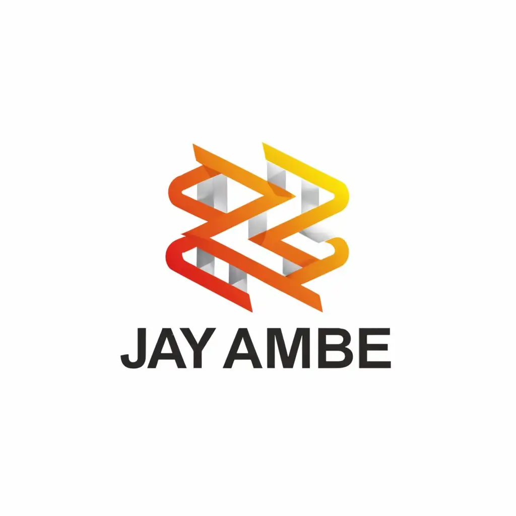 a logo design,with the text "Jay Ambe ", main symbol:powder coating sections,Minimalistic,clear background