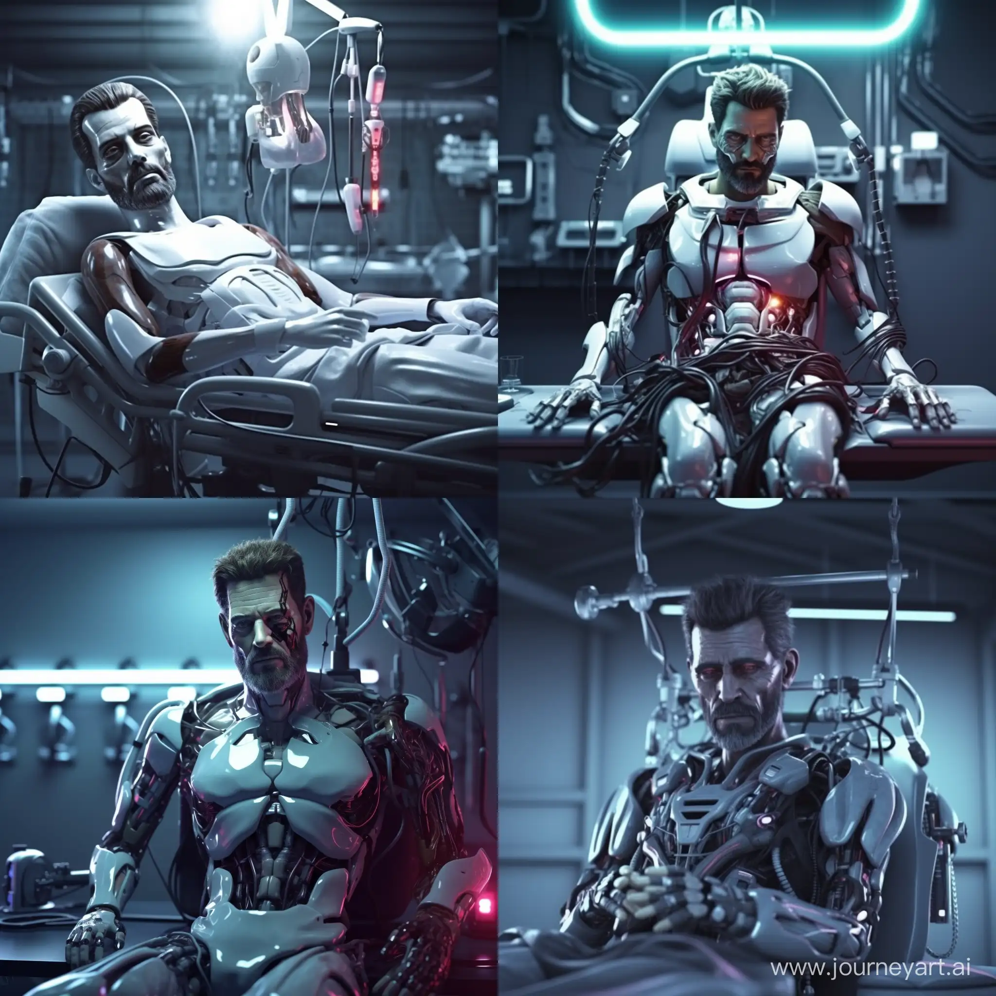 Futuristic-Cyberpunk-Robotic-Surgeon-Operating-Greek-God-in-Realistic-4K