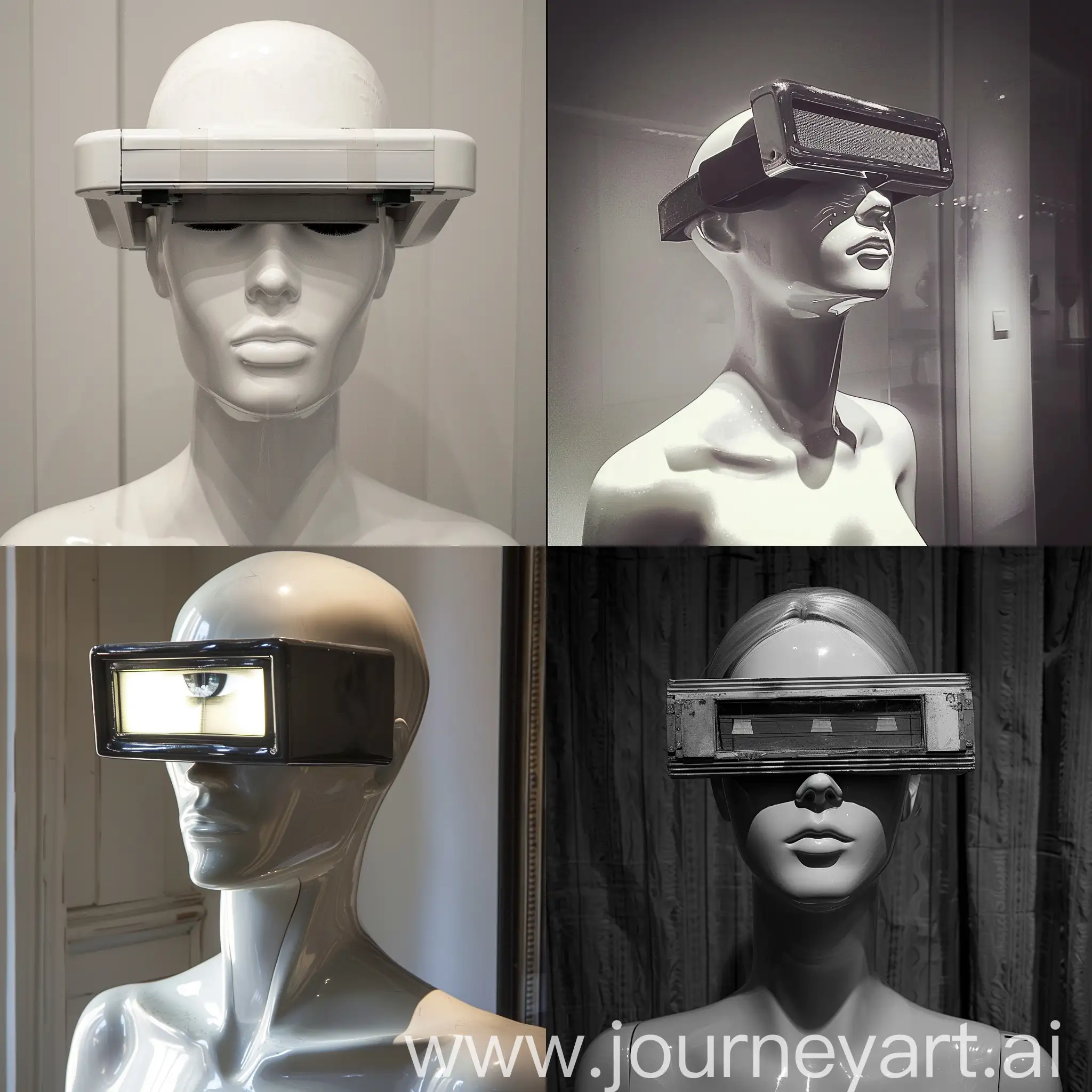 Unique-Mannequin-Art-Piece-Treadmill-Eyes-Sculpture