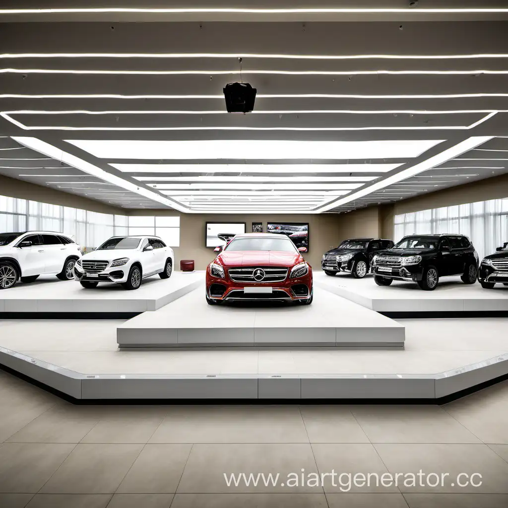 Luxurious-Car-Showroom-in-the-Emirates-with-Expansive-Podium