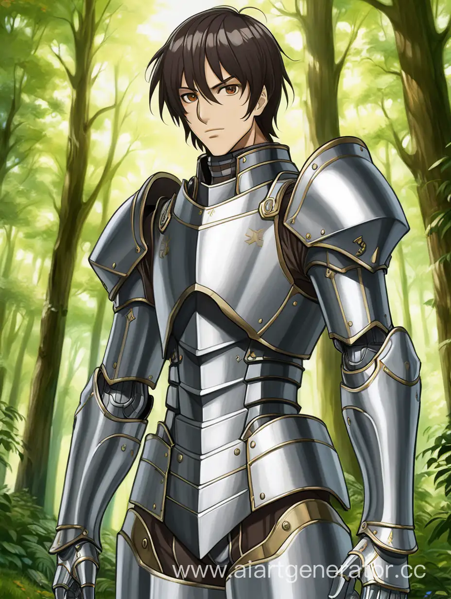 Anime-Tall-Man-in-Steel-Armor-Standing-in-Dense-Forest