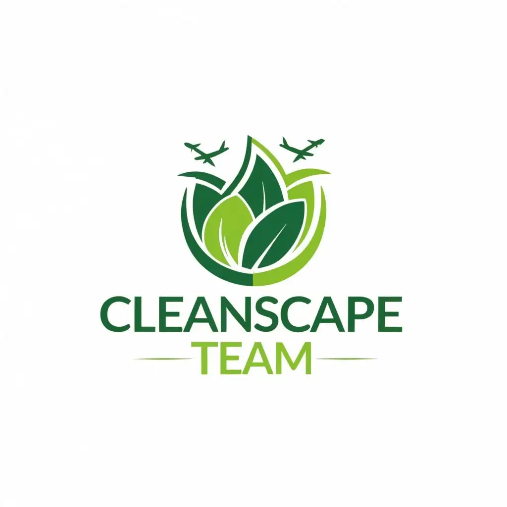 logo, Fresh Nature, with the text "Cleanscape Team", typography, be used in Travel industry