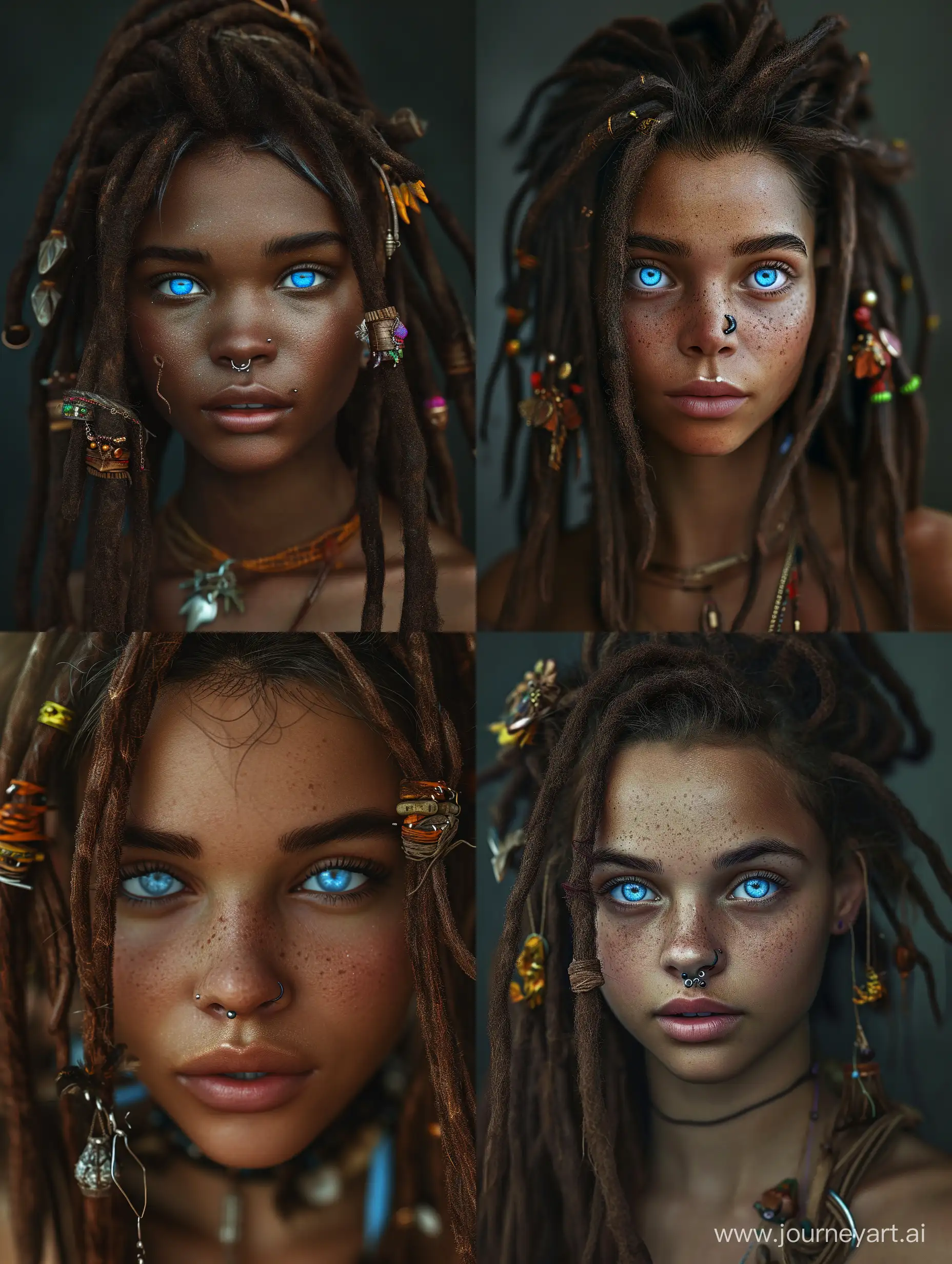 Soulful-Portrait-of-a-Young-Woman-with-Dreadlocks-and-Vibrant-Blue-Eyes