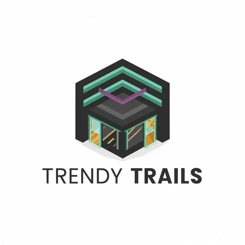 a logo design,with the text "Trendy Trails", main symbol:tech store, be used in Retail industry
