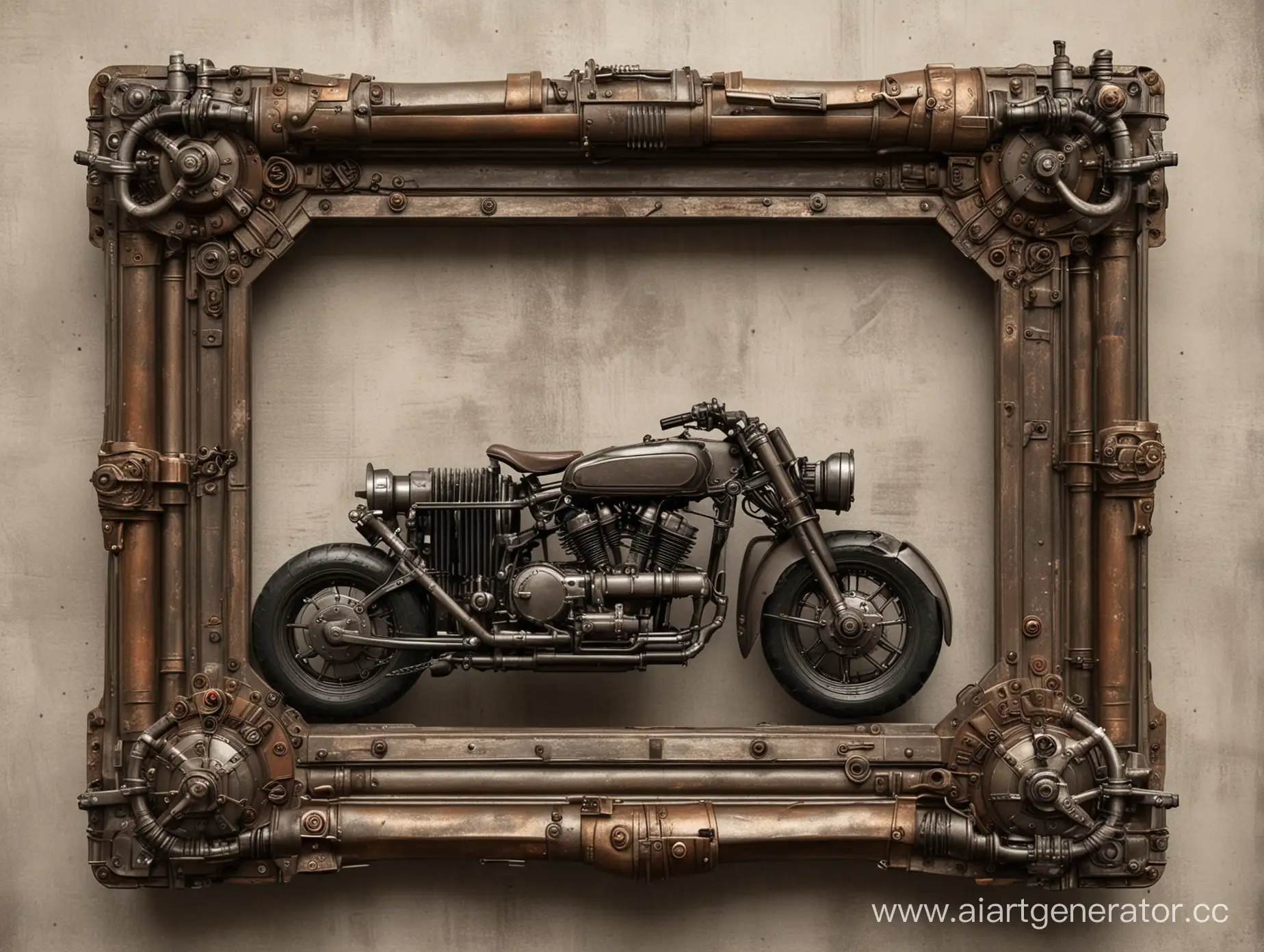 Vintage-Frame-with-Dieselpunk-Style-Elements