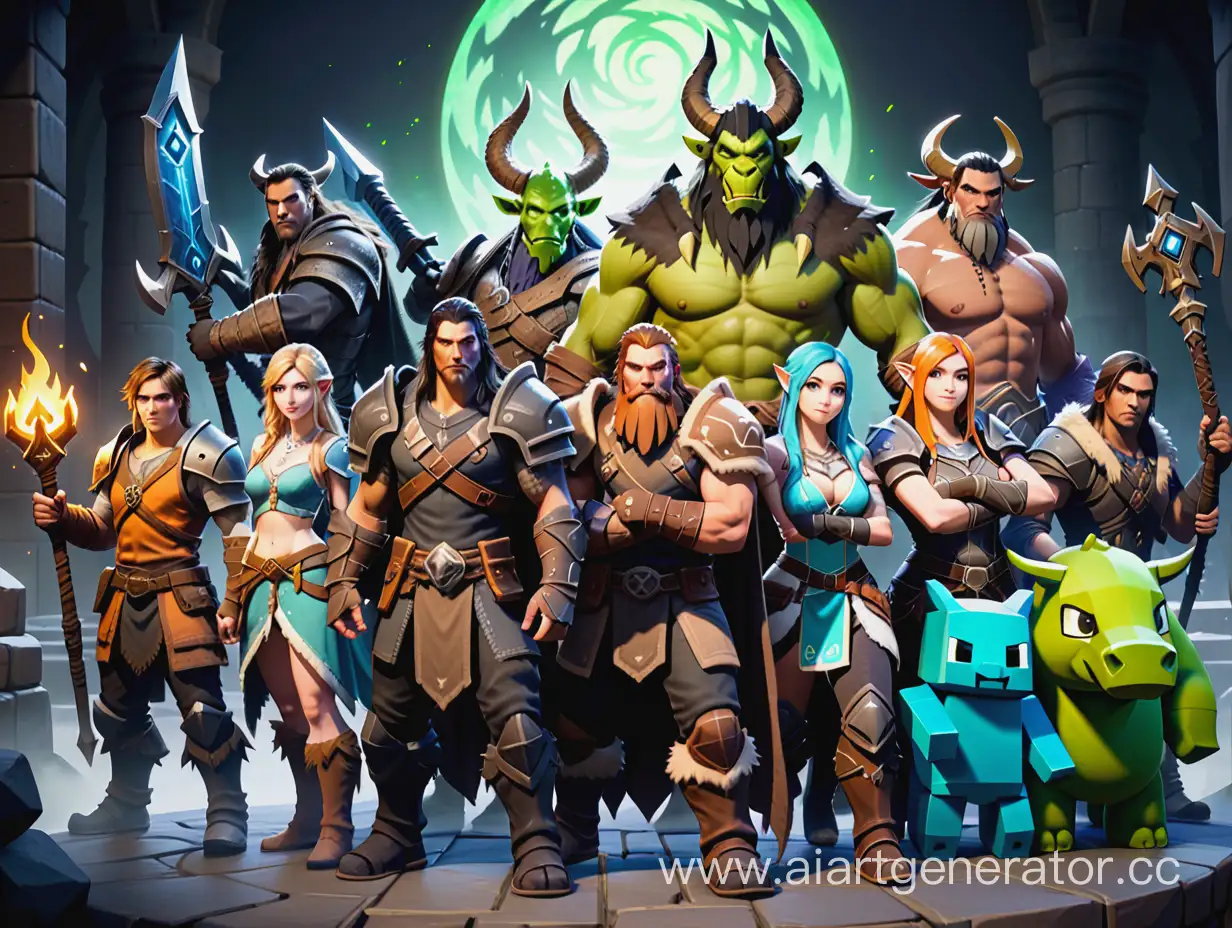 Friends-from-Skyrim-Warcraft-Dota-CS-and-Minecraft-Unite-in-Virtual-Adventure