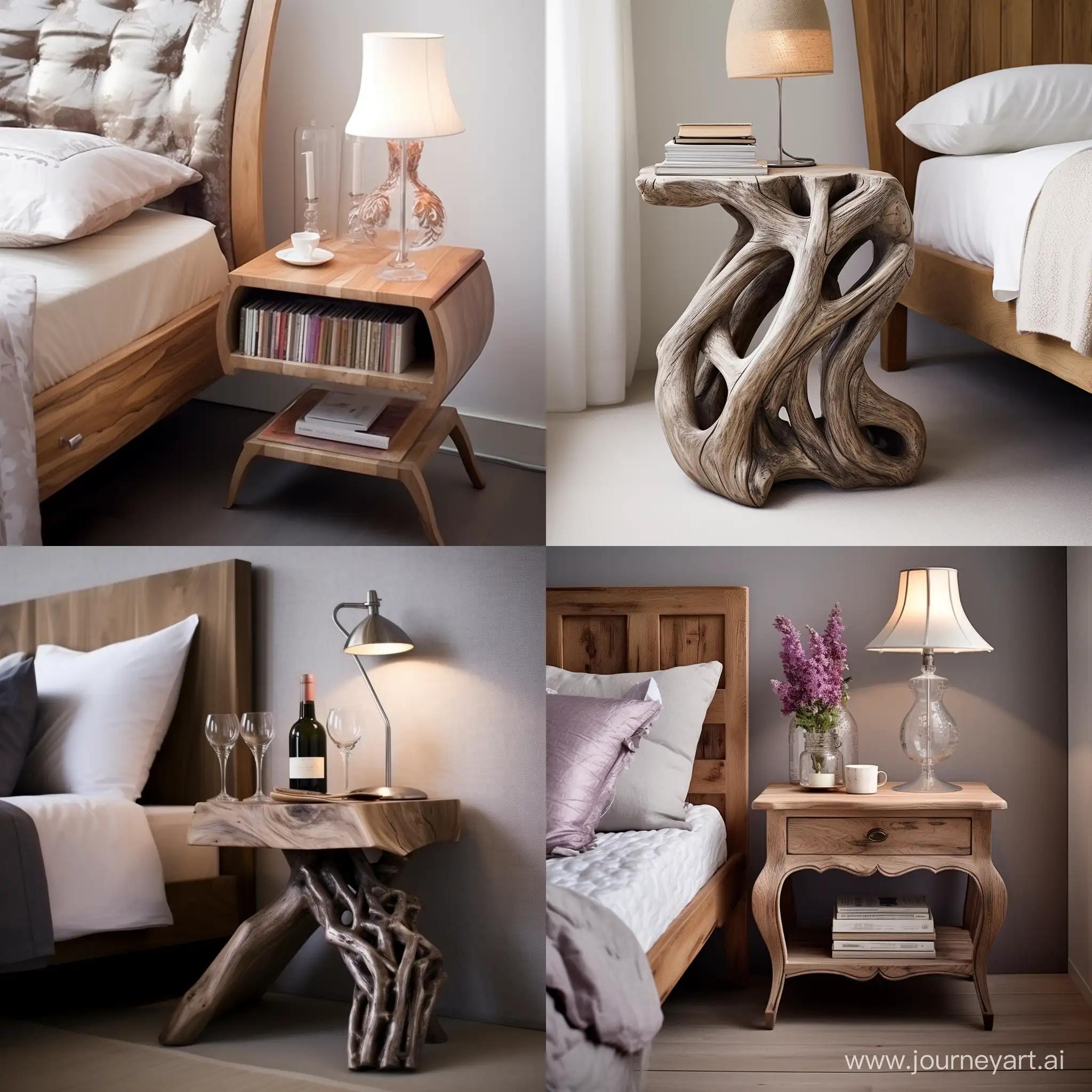 Wooden-Bedside-Table-with-Symmetrical-Design