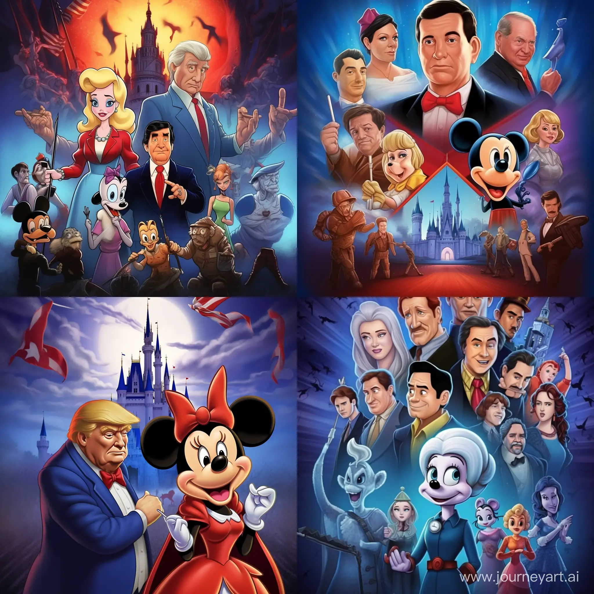 US elections disney poster