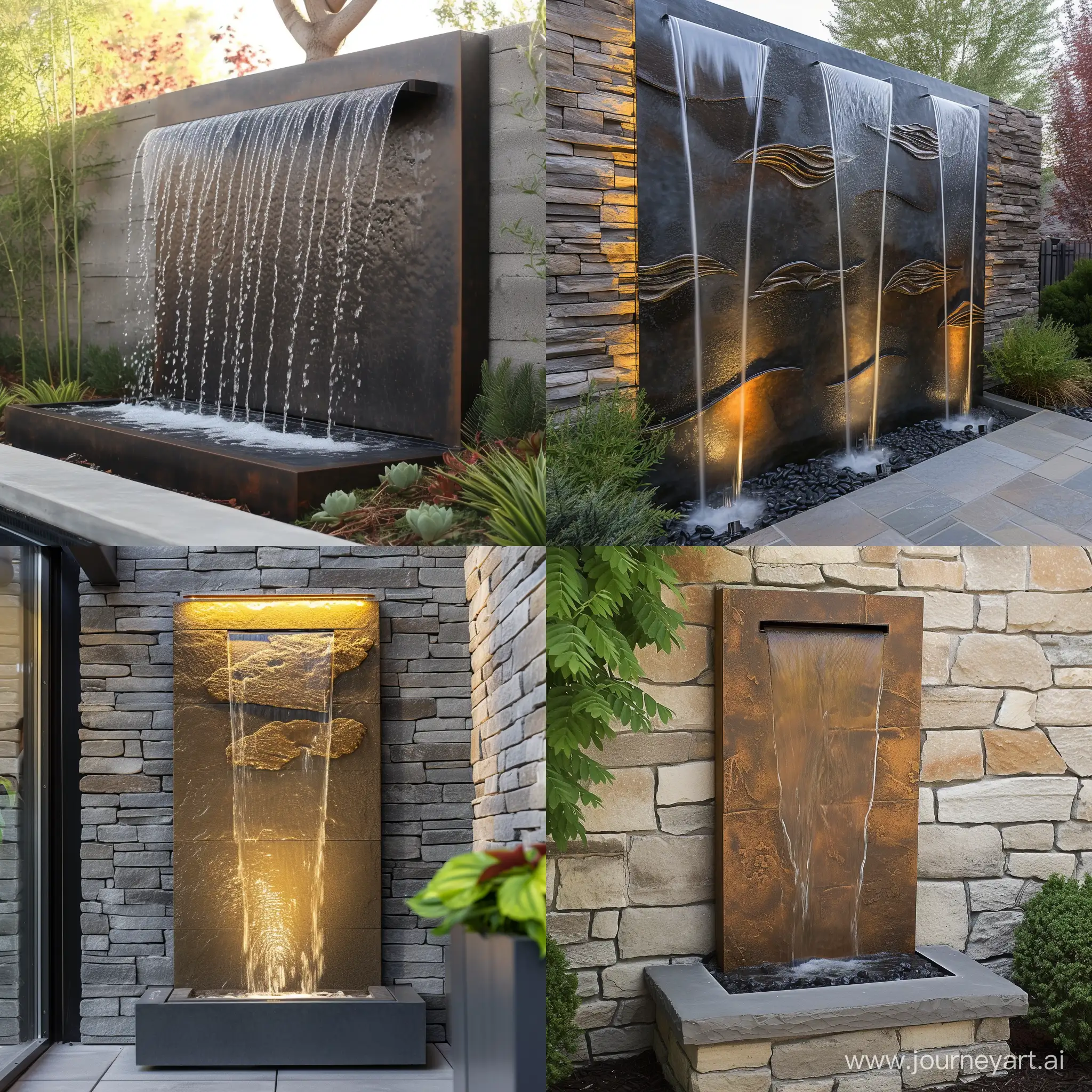 Modern-Veronoi-Design-Wall-Fountain-for-Harmonious-Indoor-Spaces