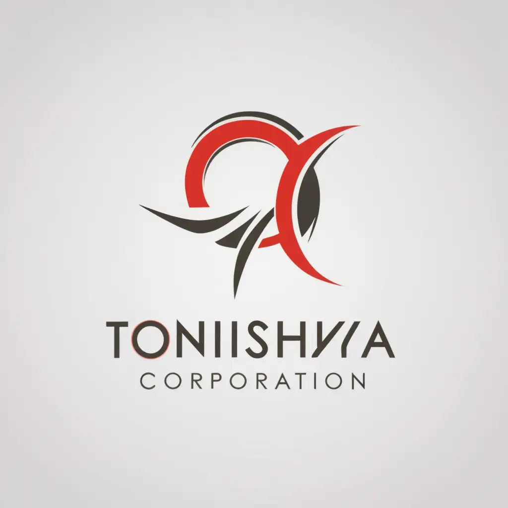 a logo design,with the text "Tonishiya corporation", main symbol:Casual,Moderate,be used in Automotive industry,clear background