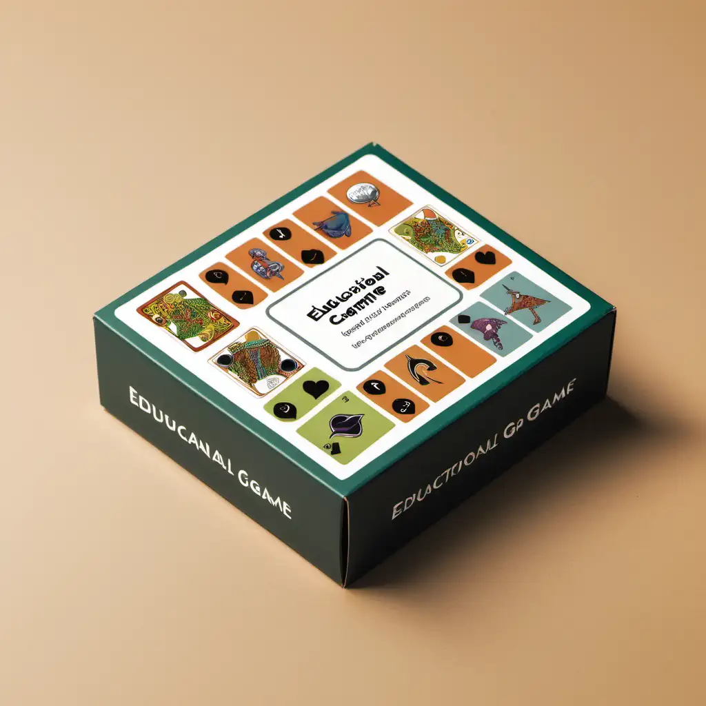 Educational Card Game for Product Managers Box Illustration Featuring Colorful Cards and Engaging Gameplay