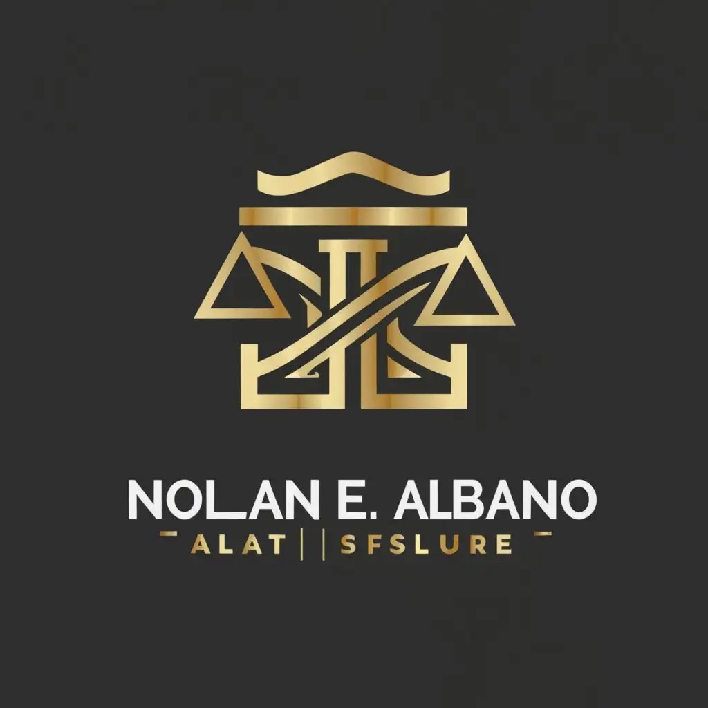 LOGO-Design-For-Atty-Nolan-E-Albano-Professional-Law-Symbol-with-Initials-N-E-A-on-Clear-Background