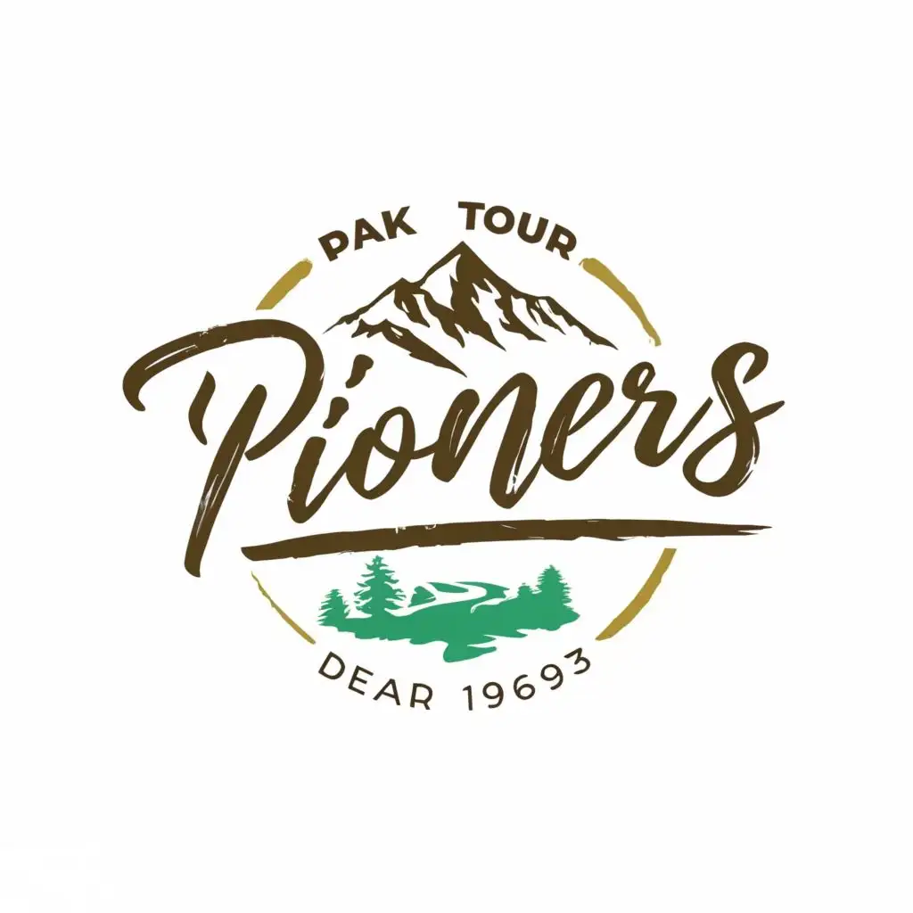 """
logo, Pak Tour , with the text "Pioneers", typography, be used in Travel industry
"""