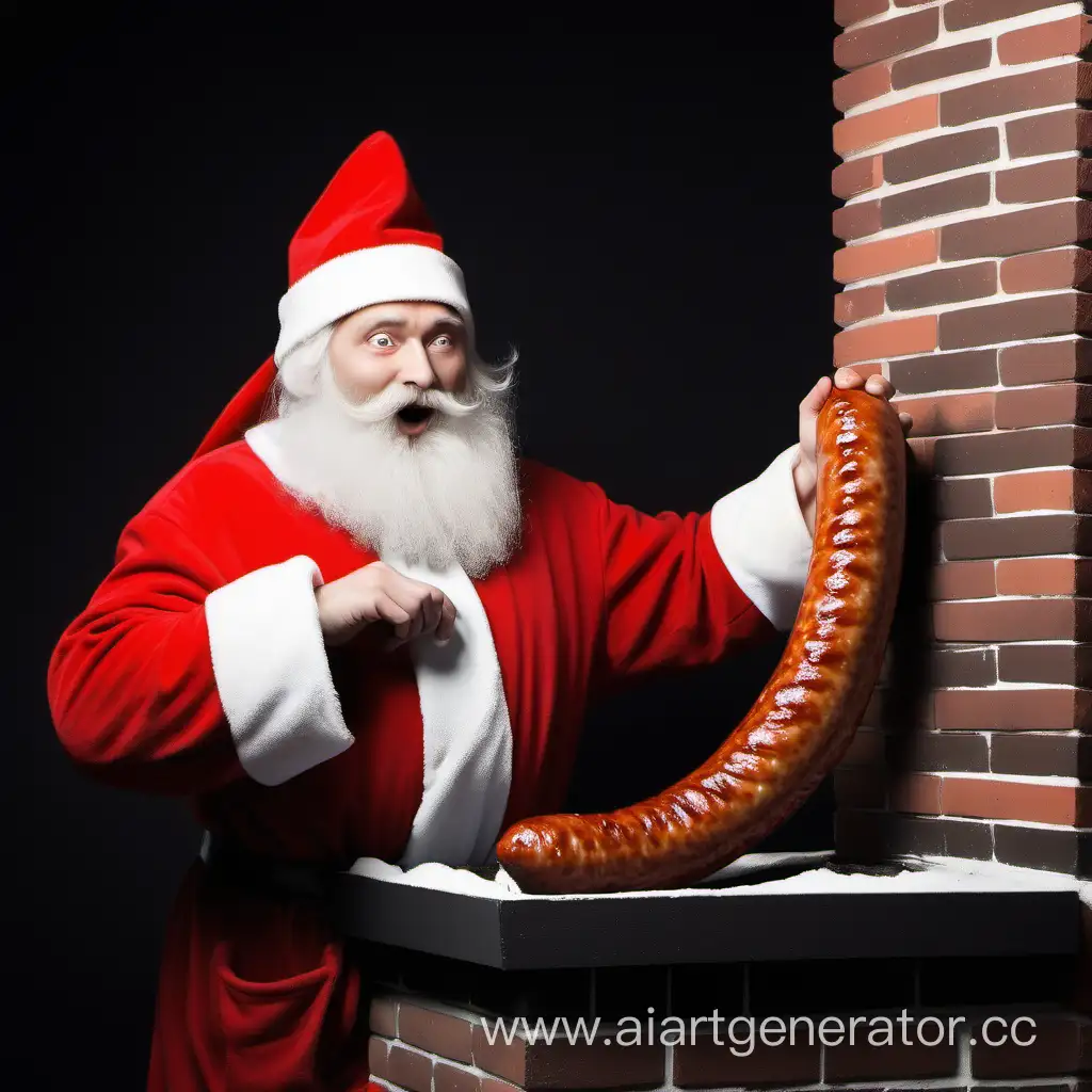Ded-Moroz-Caught-Stealing-Sausage-in-Chimney-Mishap