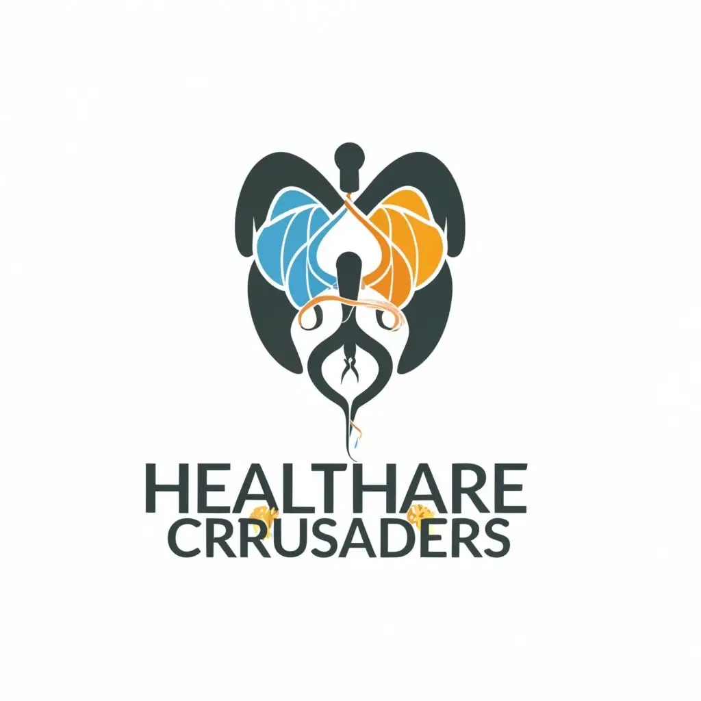 a logo design,with the text "HEALTHCARE CRUSEDERS", main symbol:Oximeter, Nature, Health, Science, Balance, Harmony ,complex,clear background