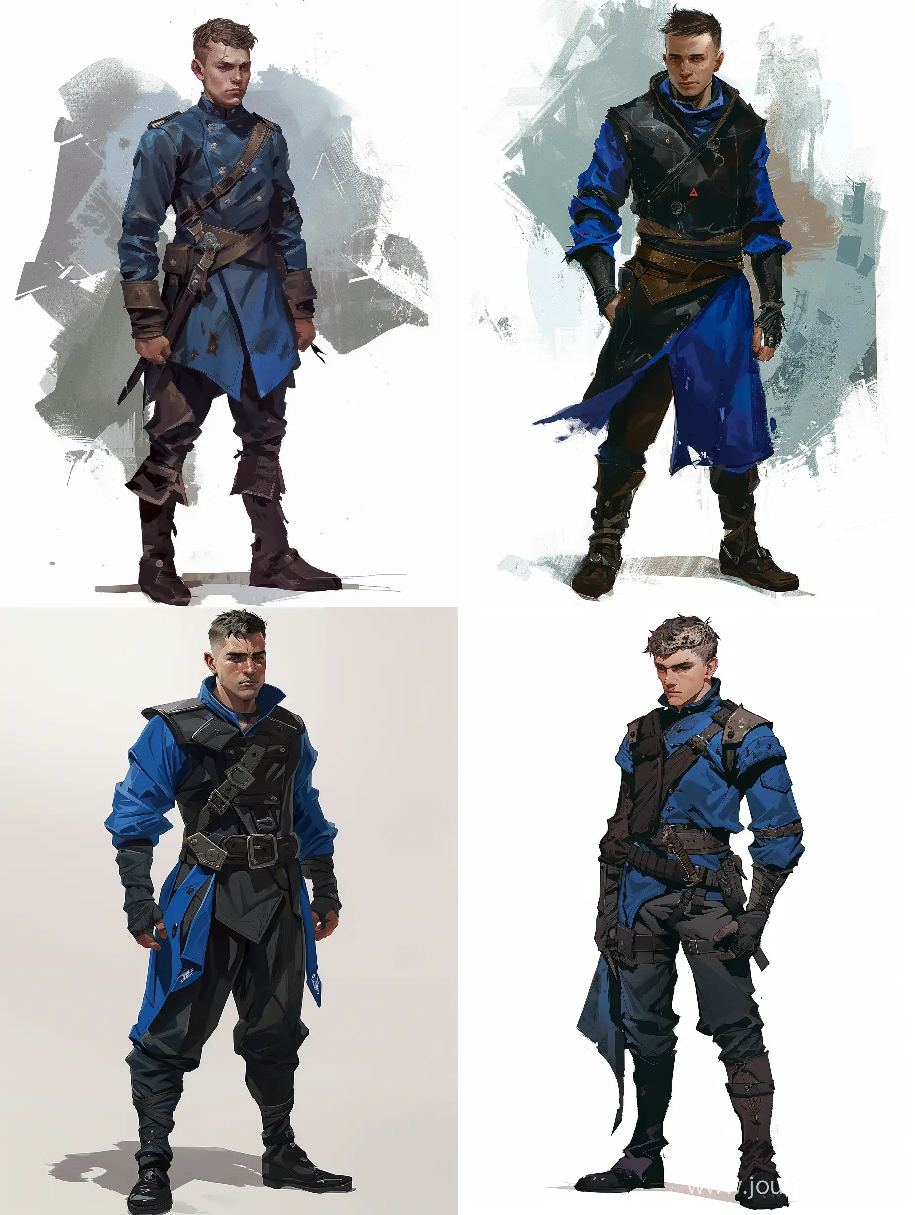 Ganish-Veteran-Mercenary-Dark-Fantasy-Character-with-Cunning-Expression-and-Strategic-Attire