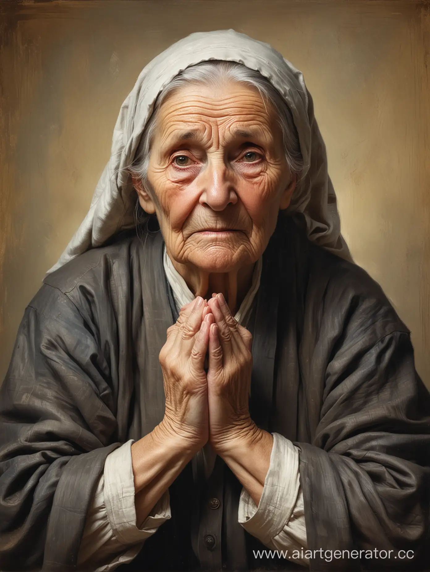 Old-Woman-with-Clasped-Hands-in-Prayerful-Gesture