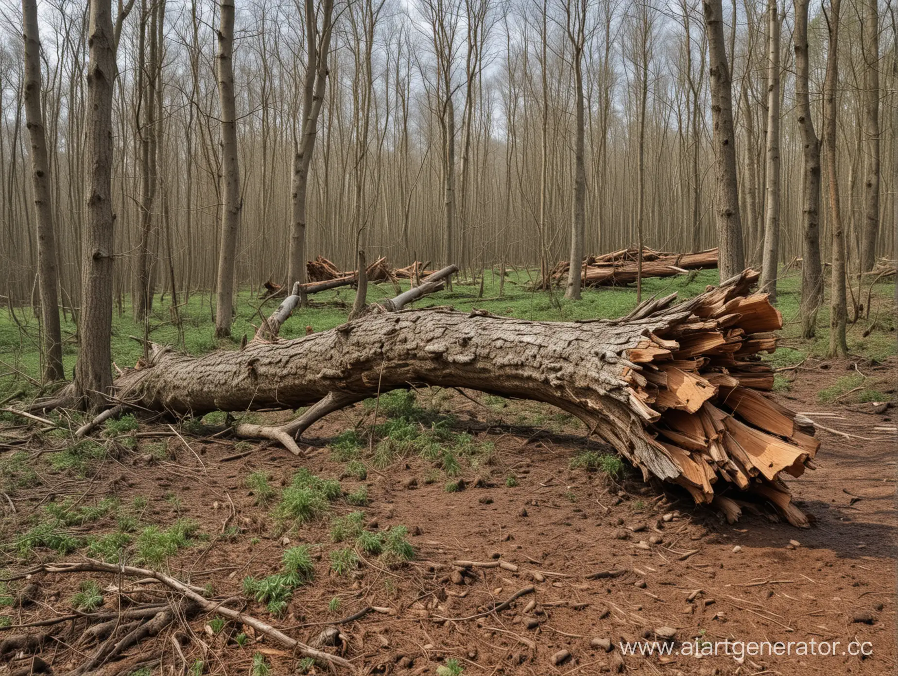 Spring-Forest-with-Fallen-Tree-Clearings