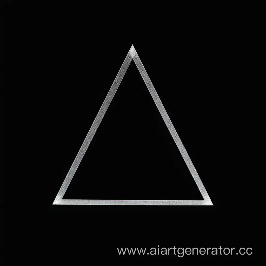 Triangle-Shape-on-Black-Background