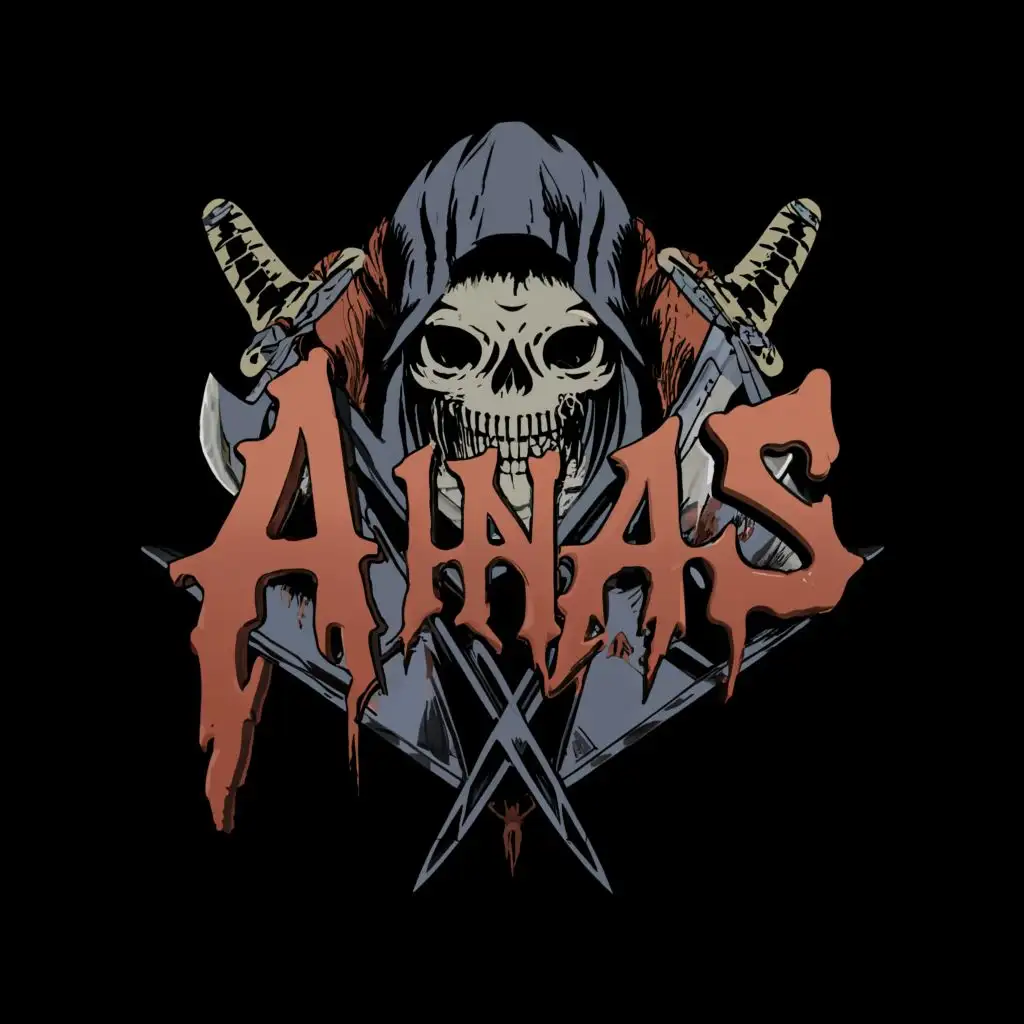 logo, Terrifying Dangerous, with the text "ANAS", typography