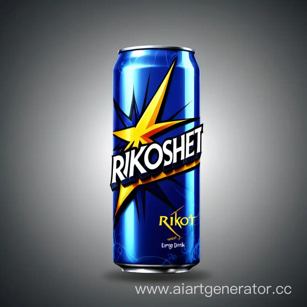  Логотип Rikoshet, Energy drink,