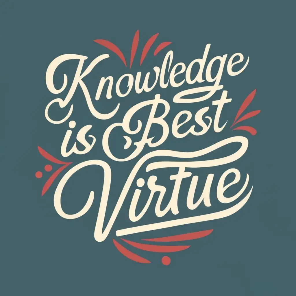 LOGO-Design-for-Knowledge-is-Best-with-Virtue-Typography-in-Red-for-the-Education-Industry
