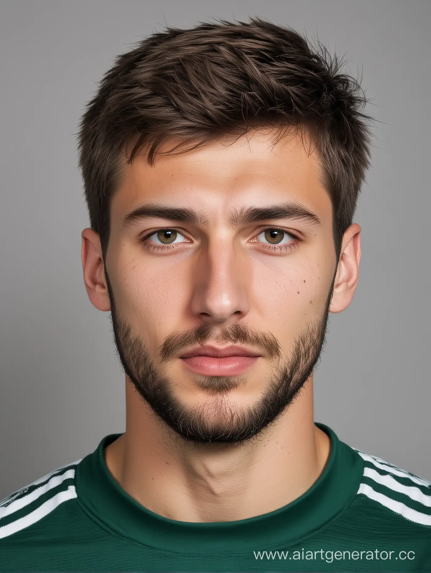 Stylish-Russian-Footballer-with-Short-Beard-Portrait-at-25